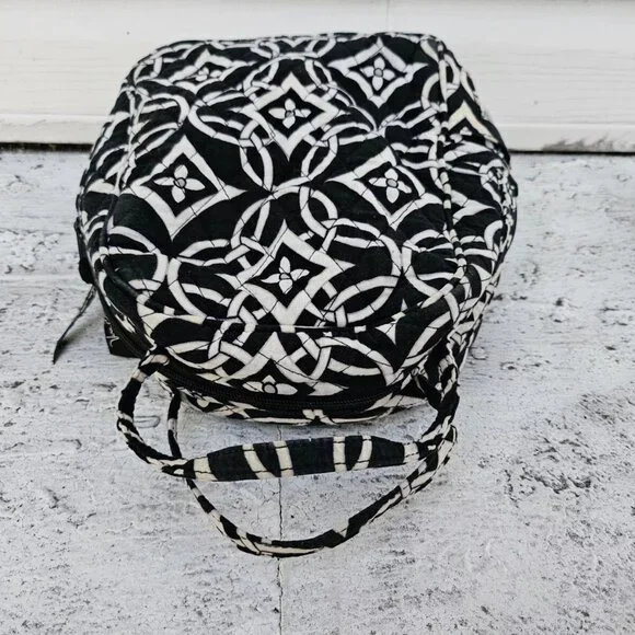 Vera Bradley Women Lunch Bag Black/White Floral Bag - Picture 10 of 14